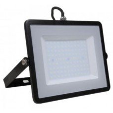 100W Slim Pro LED Floodlight Cool White (Black Case) - Cheap Light Bulbs