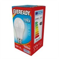 13.2W (100W Equiv) LED GLS Bayonet Light Bulb Cool White by Eveready - Cheap Light Bulbs