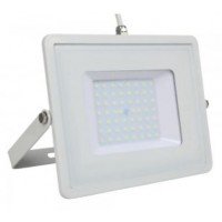 50W Slim PRO LED Security Floodlight Warm White (White Case) - Cheap Light Bulbs