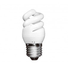 5W (25W) Edison Screw Extra Mini CFL Spiral (Warm White) - Cheap Light Bulbs