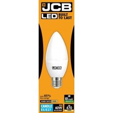 6W (40W) LED Candle Edison Screw in Warm White - Cheap Light Bulbs
