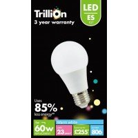 9W (60W) LED GLS Edison Screw / ES / E27 Light Bulb Warm White by Trillion - Cheap Light Bulbs