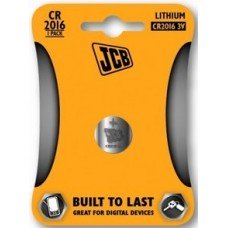 CR2016 3V Button Battery by JCB - Lithium Coin Cell CR2016 - Cheap Light Bulbs
