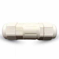 White Waterproof Cable Joint With Terminal Block (Cable Extender) - Cheap Light Bulbs