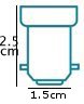 SBC / Small Bayonet / B15 Cap